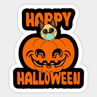 Happy Halloween German Shepherd Dog Lovers Novelty Gift Sticker